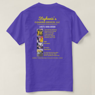 Camiseta Servicio Profesional de Limpieza/Manejo