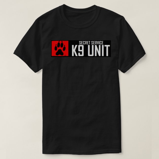 Camiseta Servicio secreto K9 3 (Diseño del anverso)