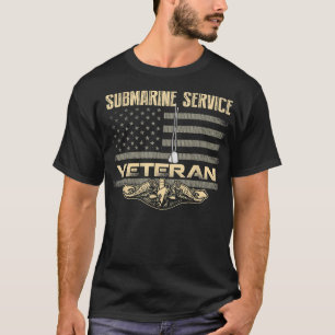 Camiseta Servicio Submarino Estadounidense De Veteranos Cam