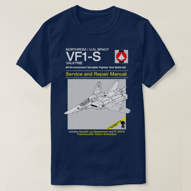 Camiseta Servicio y reparación de VF1 (Diseño del anverso)