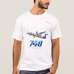 Camiseta servicios aéreos 748 De Havilland Canada DHC-8 Das