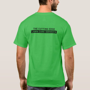 Camiseta Servicios de cuidado del jardín Tipografía audaz V
