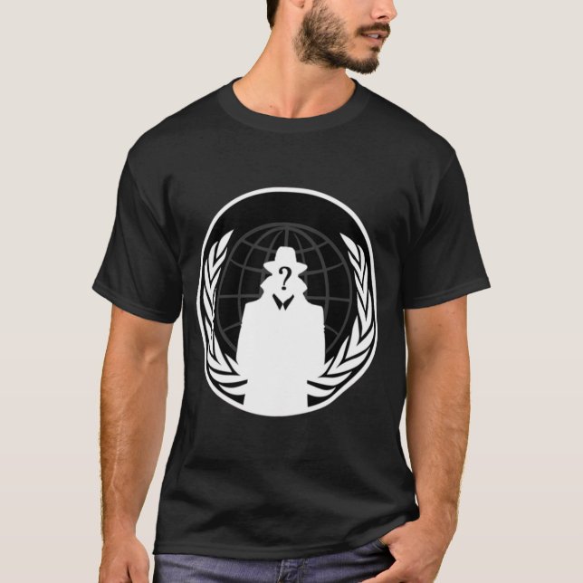 Camiseta Servicios de inteligencia anónimos (Anverso)