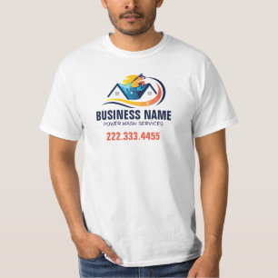Camiseta Servicios de Limpieza con Hidrolavadora para Casas