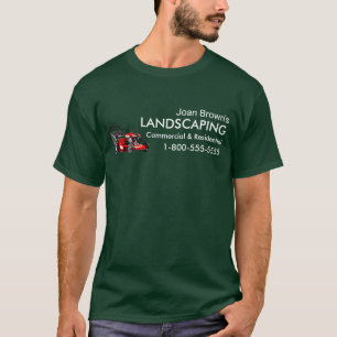 Camiseta Servicios de Paisajismo Jardinería de Cuidados d