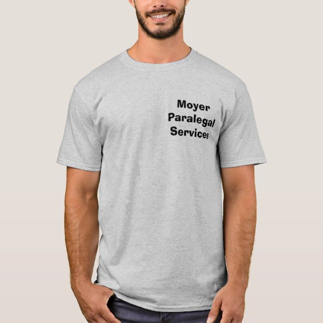 Camiseta Servicios del Paralegal de Moyer (Anverso)
