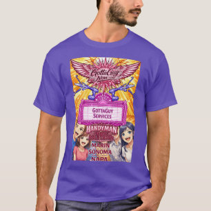 Camiseta Servicios GottaGuy Anime de Hombre Mano Solución d