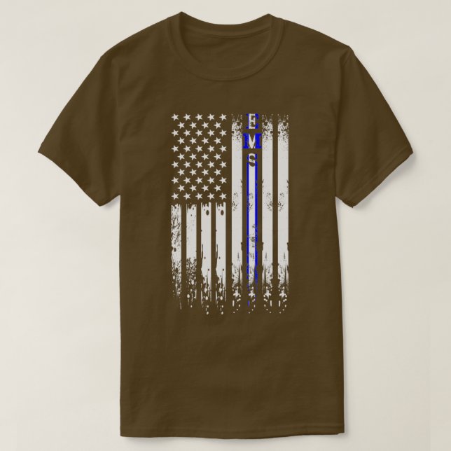 Camiseta Servicios médicos de emergencia EMS Ambulancia 5 (Diseño del anverso)