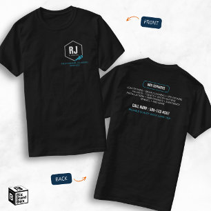 Camiseta Servicios Profesionales de Fontanería Fontanero Az