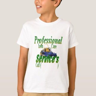 Camiseta Servicios profesionales del cuidado del césped