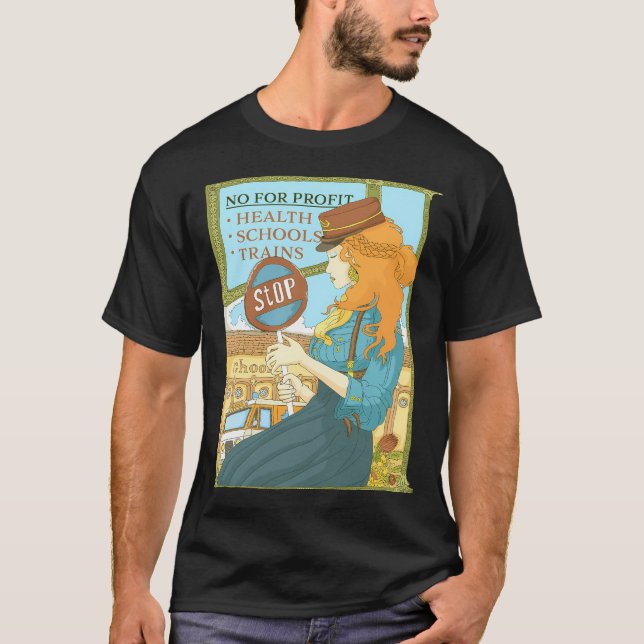 Camiseta Servicios Públicos En Manos Públicas (Anverso)