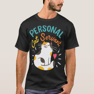 Camiseta Servidor de gatos personal