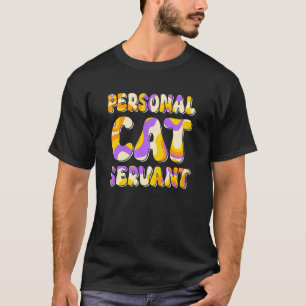 Camiseta Servidor de gatos personal