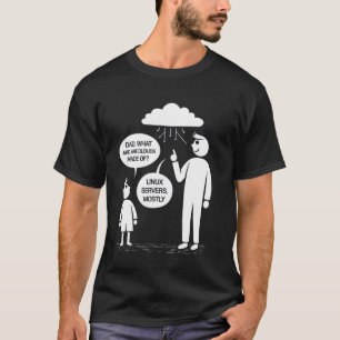 Camiseta Servidores Linux en su mayoría computadoras de ser