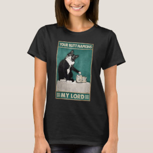 Camiseta Servilletas Para Tu Trasero Gato Mi Señor Humor De
