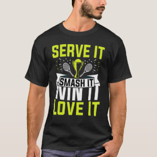 Camiseta Servirlo Smash It Win It Love It Tennis Player