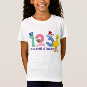 Camiseta Sesame Street 123