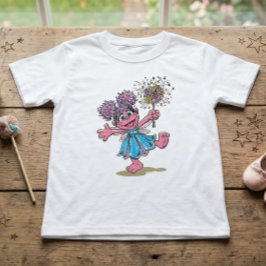 Camiseta Sesame Street Abby Cadabby Retro Art