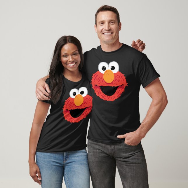 Camiseta Sesame Street | Cara de Elmo (Unisexo)
