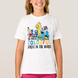 Camiseta Sesame Street   La calle más colorida