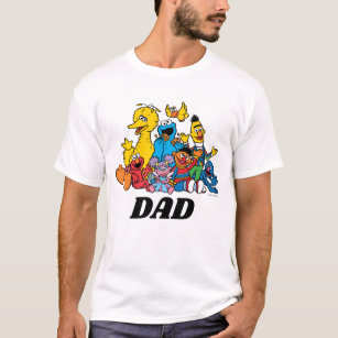 Camiseta Sesame Street Pals First Birthday Dad
