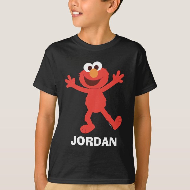 Camiseta Sesame Street | Personalized Elmo Baby Bodysuit (Anverso)