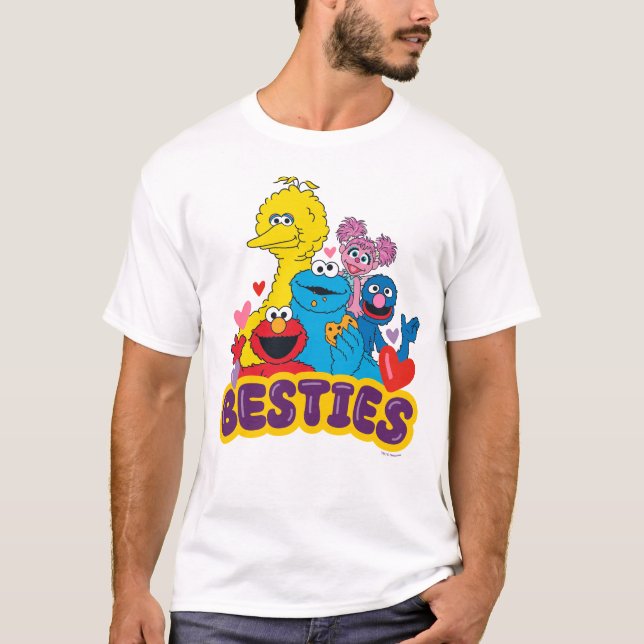 Camiseta Sesame Street Valentine Besties (Anverso)