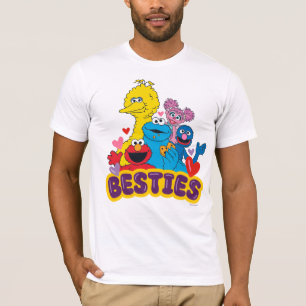 Camiseta Sesame Street Valentine Besties