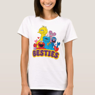 Camiseta Sesame Street Valentine Besties