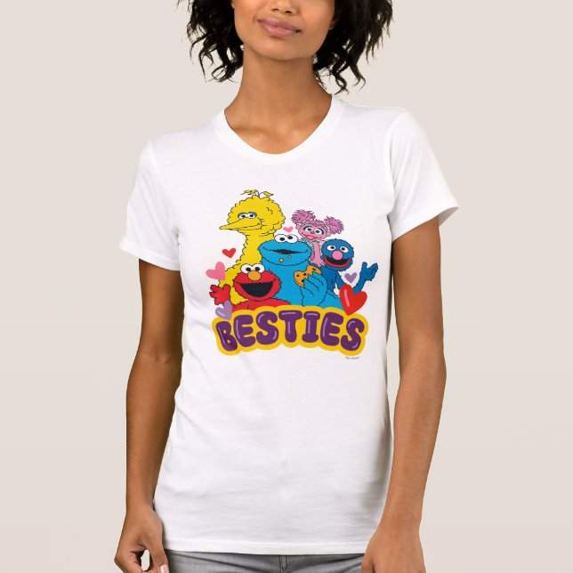 Camiseta Sesame Street Valentine Besties (Anverso)