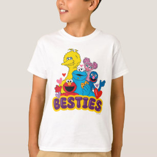 Camiseta Sesame Street Valentine Besties
