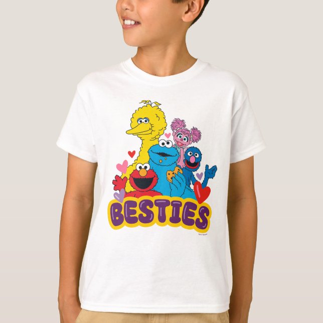 Camiseta Sesame Street Valentine Besties (Anverso)