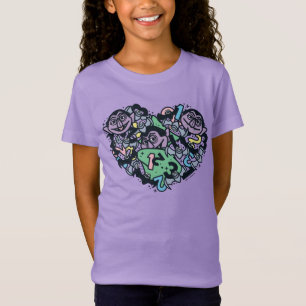 Camiseta Sésamo   Conde von Count Doodle Heart