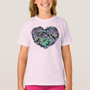 Camiseta Sésamo   Conde von Count Doodle Heart