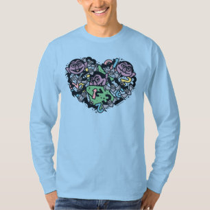 Camiseta Sésamo   Conde von Count Doodle Heart