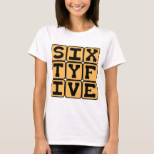 Sesenta y cinco años, número 65, edad de jubilació