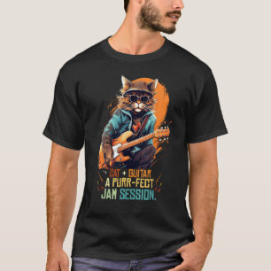 Camiseta Sesión de improvisación de gatos para chicos de Ro