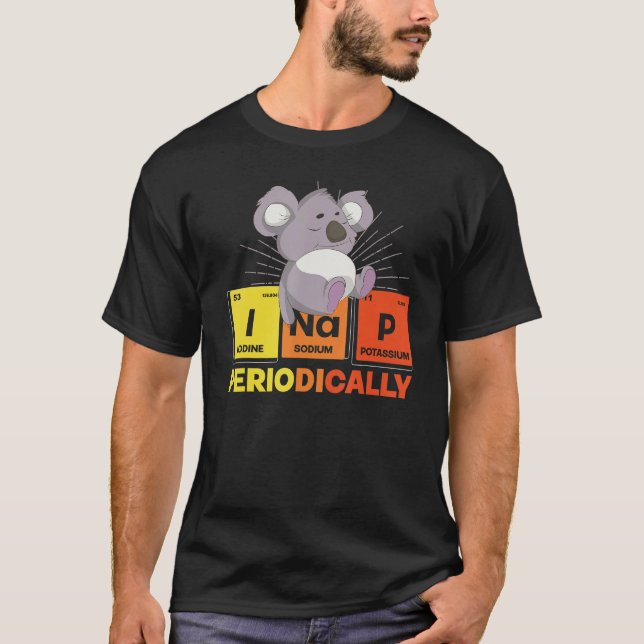 Camiseta Sesión periódica de la tabla de la sirena suave de (Anverso)