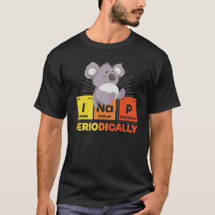 Camiseta Sesión periódica de la tabla de la sirena suave de