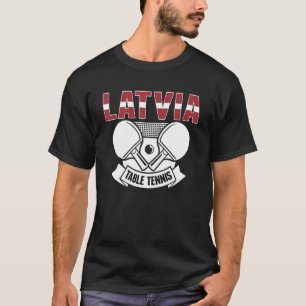 Camiseta Sesiones de Ping Pong Proud Latviano de tenis de m