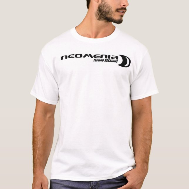 Camiseta Sesiones neas de Techno (Anverso)