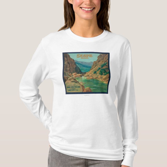 Camiseta Sespe LabelFillmore anaranjado, CA (Anverso)