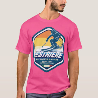 Camiseta Sestriere Italia Esquí Alpes Italianos 02 Activo