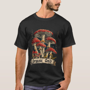 Camiseta seta de cottagecore toadstool vegetal orgánico