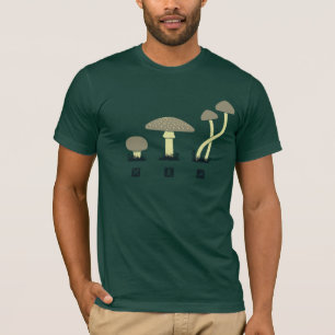 Camiseta Setas (comida, veneno, altos)