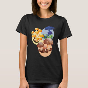 Camiseta Setas de Forrajeo Hongos Bosque Naturaleza Seta