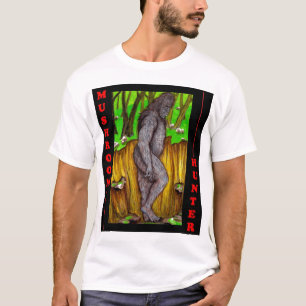 Camiseta setas de la caza de Bigfoot