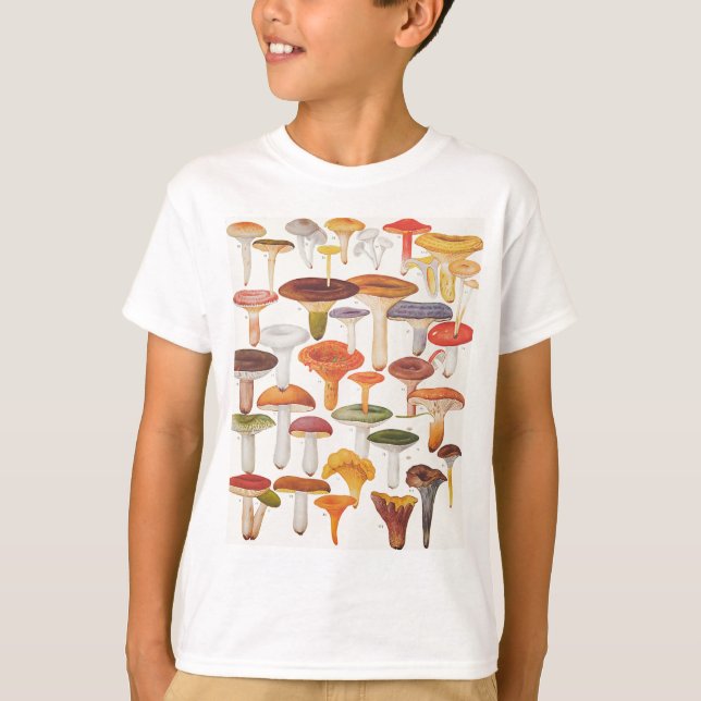 Camiseta Setas de los champiñones de Les (Anverso)