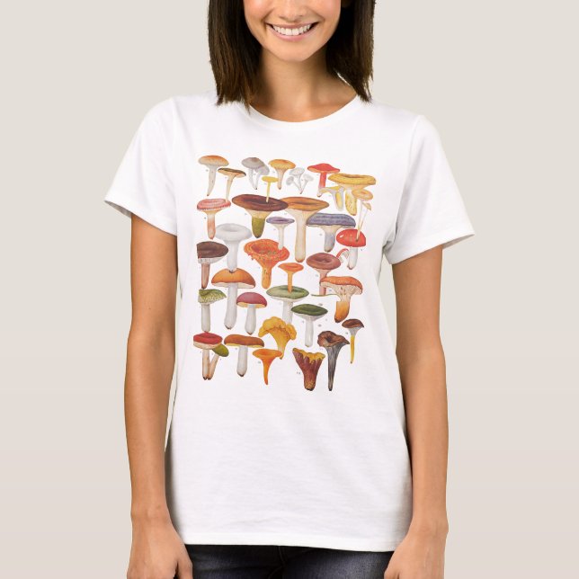 Camiseta Setas de los champiñones de Les (Anverso)