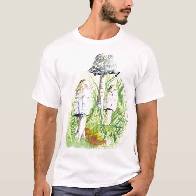 Camiseta Setas en naturaleza (Anverso)